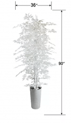 Screenshot202024 12 0320at2010.03.15 PM 1733281534 White Ficus Tree 7.5' Decorative White Metal Pot